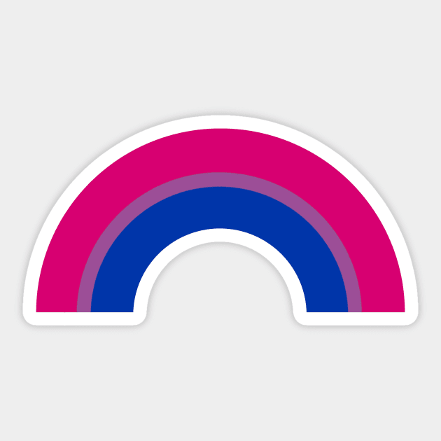 Rainbow bi Sticker by ghjura